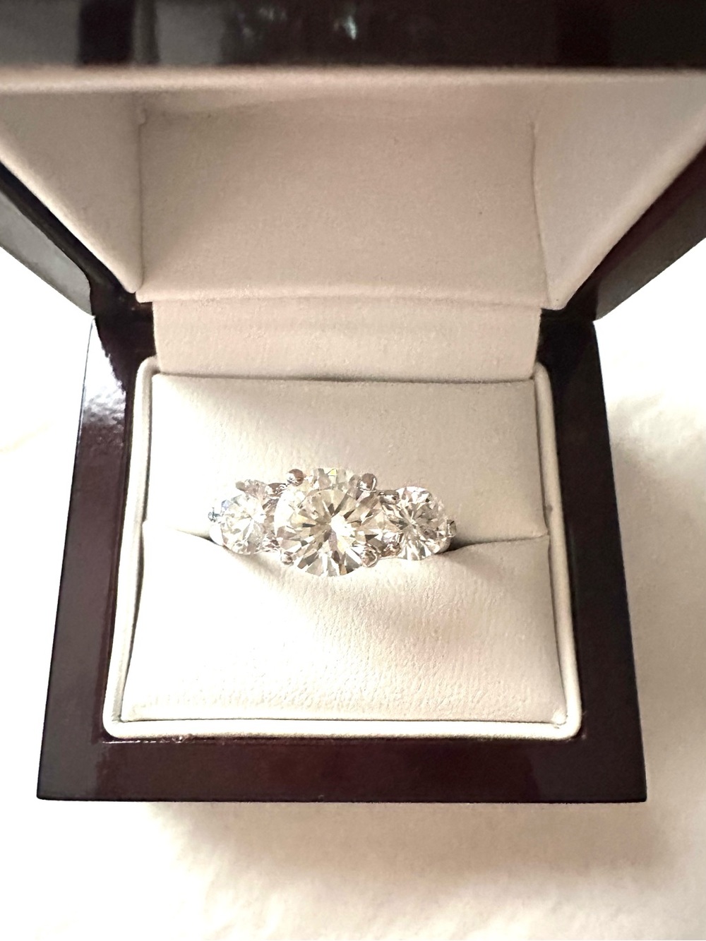 Everdiam 3 Stone Ring - Picture 7 of 8